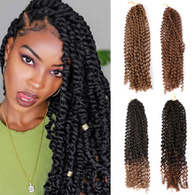 Load image into Gallery viewer, Fashion African Synthetic Braid Wig Dirty Braid Wig Synthetic Curly Crochet Hair Wig Women False Hair Piece