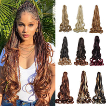 Load image into Gallery viewer, Synthetic Loose Wave Spiral Wig Curl Braids False Hair Curls Braiding Hair Extensions High Temperature Stretched Women Wig