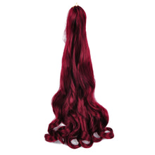 Load image into Gallery viewer, Synthetic Loose Wave Spiral Wig Curl Braids False Hair Curls Braiding Hair Extensions High Temperature Stretched Women Wig