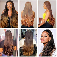 Load image into Gallery viewer, Synthetic Loose Wave Spiral Wig Curl Braids False Hair Curls Braiding Hair Extensions High Temperature Stretched Women Wig