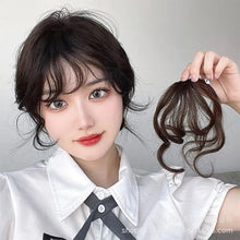 Load image into Gallery viewer, Liu Hai Wig Women's Wool Roll Air Liu Hai Wig Piece Natural Simulation Hair Fluffy Small Roll Front False Liu Hai Piece