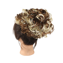 Load image into Gallery viewer, Messy Hair Bun Wig Bag Messy Drawstring Hair Wig Drawstring Elastic Drawstring Loose Wave Large Curly Bun Women False Hair