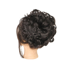Load image into Gallery viewer, Messy Hair Bun Wig Bag Messy Drawstring Hair Wig Drawstring Elastic Drawstring Loose Wave Large Curly Bun Women False Hair