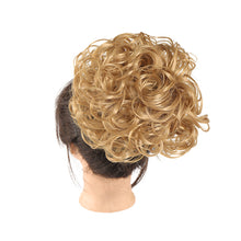 Load image into Gallery viewer, Messy Hair Bun Wig Bag Messy Drawstring Hair Wig Drawstring Elastic Drawstring Loose Wave Large Curly Bun Women False Hair