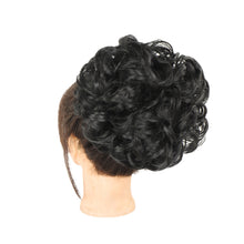 Load image into Gallery viewer, Messy Hair Bun Wig Bag Messy Drawstring Hair Wig Drawstring Elastic Drawstring Loose Wave Large Curly Bun Women False Hair