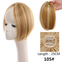 Load image into Gallery viewer, Women's Short Air Bangs Wig Natural Fluffiness and Artificial Bangs for Top Hair Repair Synthetic Hair Bangs Basic Style