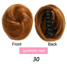 Load image into Gallery viewer, Cute Wig Women's Fluffy Doughnut Head Bract Invisible Short Style Clasp Hair Knot Fashion False Hair Piece Female Hairstyle