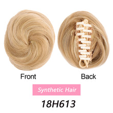 Load image into Gallery viewer, Cute Wig Women's Fluffy Doughnut Head Bract Invisible Short Style Clasp Hair Knot Fashion False Hair Piece Female Hairstyle