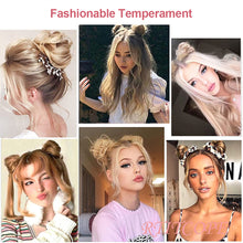 Load image into Gallery viewer, Cute Wig Women's Fluffy Doughnut Head Bract Invisible Short Style Clasp Hair Knot Fashion False Hair Piece Female Hairstyle