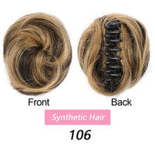 Load image into Gallery viewer, Cute Wig Women's Fluffy Doughnut Head Bract Invisible Short Style Clasp Hair Knot Fashion False Hair Piece Female Hairstyle