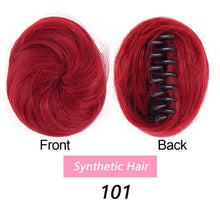 Load image into Gallery viewer, Cute Wig Women's Fluffy Doughnut Head Bract Invisible Short Style Clasp Hair Knot Fashion False Hair Piece Female Hairstyle