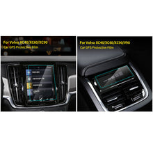 Load image into Gallery viewer, 2Pcs Car GPS Navigation Screen Film + Rear Climate A/C Screen Tempered Film For Volvo XC40 XC60 XC90 V90 V60 2019-2022