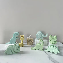 Load image into Gallery viewer, Dinosaur Series Silicone Molds Various Animal Aromatherapy Candles Plaster Resin Decoration Making Supplies Home Handmade Gifts