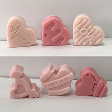 Load image into Gallery viewer, 1Pc Love Candle Holder Silicone Mold Valentine's Day Aromatherapy Candlestick Plaster Mold Candle Holder Epoxy Mold