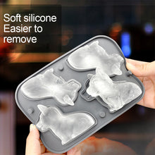 Load image into Gallery viewer, 1Pc Ice Cube Tray Silicone Trays Molds Dog Mold Corgi Fighting Dogs Chocolate Shaped Baking Candylidmini Cream Muffin Maker Making