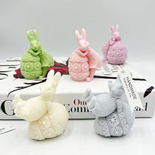 Load image into Gallery viewer, 1Pc 3D Bunny Silicone Candle Mold Rabbit Aromatherapy Soap Plaster Resin Mould Candle Making Supplies Home Decor