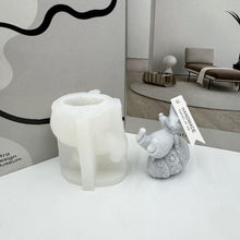 Load image into Gallery viewer, 1Pc 3D Bunny Silicone Candle Mold Rabbit Aromatherapy Soap Plaster Resin Mould Candle Making Supplies Home Decor