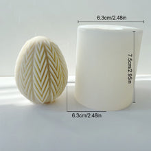 Load image into Gallery viewer, 1Pc 3D Egg Silicone Candle Mold Aromatherapy Soap Plaster Resin Mould Candle Making Supplies Home Decor