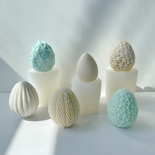Load image into Gallery viewer, 1Pc 3D Egg Silicone Candle Mold Aromatherapy Soap Plaster Resin Mould Candle Making Supplies Home Decor