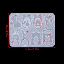 Load image into Gallery viewer, Easter Series Pendant Molds Silicone Mold for Resin DIY Easter Rabbit Egg Earrings Casting Mould Jewelry Art Crafts Making Tools