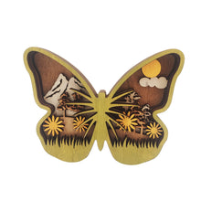 Load image into Gallery viewer, Easter Wood Crafts Ornaments Rabbit Creative Home Decoration Wooden Cute Butterfly Hen Bird Small Animal Ornaments Gift