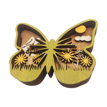 Load image into Gallery viewer, Easter Wood Crafts Ornaments Rabbit Creative Home Decoration Wooden Cute Butterfly Hen Bird Small Animal Ornaments Gift