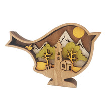 Load image into Gallery viewer, Easter Wood Crafts Ornaments Rabbit Creative Home Decoration Wooden Cute Butterfly Hen Bird Small Animal Ornaments Gift