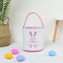 Load image into Gallery viewer, Cartoon Bunny Ears Basket Candy Bag Gifts For Kids Tote Cloth Bag Happy Easter Birthday Party Favor Bags Easter Day Decoration