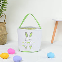 Load image into Gallery viewer, Cartoon Bunny Ears Basket Candy Bag Gifts For Kids Tote Cloth Bag Happy Easter Birthday Party Favor Bags Easter Day Decoration
