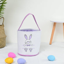 Load image into Gallery viewer, Cartoon Bunny Ears Basket Candy Bag Gifts For Kids Tote Cloth Bag Happy Easter Birthday Party Favor Bags Easter Day Decoration