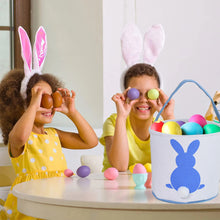 Load image into Gallery viewer, Cartoon Bunny Ears Basket Candy Bag Gifts For Kids Tote Cloth Bag Happy Easter Birthday Party Favor Bags Easter Day Decoration