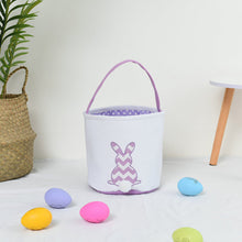 Load image into Gallery viewer, Cartoon Bunny Ears Basket Candy Bag Gifts For Kids Tote Cloth Bag Happy Easter Birthday Party Favor Bags Easter Day Decoration