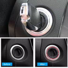 Load image into Gallery viewer, Car Interior Engine Start Stop Ignition Aluminum Alloy Key Ring For Benz AMG A C GLC GLA CLA GL CLA200 C260L Class W176 W246 W205 X253 X156 C117