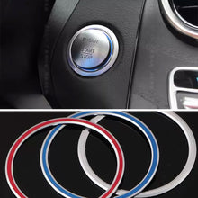 Load image into Gallery viewer, Car Interior Engine Start Stop Ignition Aluminum Alloy Key Ring For Benz AMG A C GLC GLA CLA GL CLA200 C260L Class W176 W246 W205 X253 X156 C117