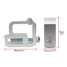 Load image into Gallery viewer, Truck Cap Topper Camper Shell Mounting Clamps Heavy Duty Fixing Clip G-shaped Clamp Aluminum Black for Camping Vehicle