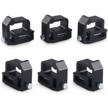 Load image into Gallery viewer, Truck Cap Topper Camper Shell Mounting Clamps Heavy Duty Fixing Clip G-shaped Clamp Aluminum Black for Camping Vehicle