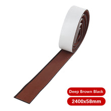 Load image into Gallery viewer, 58x2400x5mm Self-Adhesive EVA Foam Boat Marine Decking Sheet Flooring Faux Teak Striped Yacht Mat Decking Boat EVA Foam Floor Mat