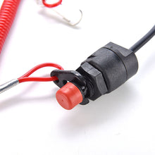 Load image into Gallery viewer, Boat Outboard Engine Motor Scooter ATV Kill Stop Switch Safety Tether Cord Lanyard Safety Rope for Yamaha Suzuki Honda
