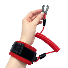Load image into Gallery viewer, Universal Marine Boat Outboard Engine Motor Lanyard Kill Stop Switch For YAMAHA Jet Ski Key Rope Floating Wrist Lanyard