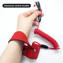 Load image into Gallery viewer, Universal Marine Boat Outboard Engine Motor Lanyard Kill Stop Switch For YAMAHA Jet Ski Key Rope Floating Wrist Lanyard