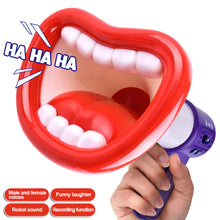 Load image into Gallery viewer, Big Mouth Megaphone Recording Toys Funny Voice Changing Horn Children Handheld Speaker Funny Sound Toy Gifts