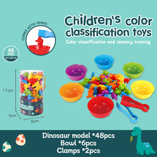 Load image into Gallery viewer, Kids Matching Game Learn Children's Classification Games Educational Toys Animal Cognition Rainbow Sort Fine Motor Training Montessori Sensory Puzzle Toy Gifts