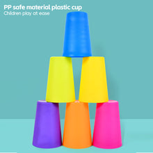 Load image into Gallery viewer, Stack Cup Speed Game Toys Montessori Educational Intellectual Enlightenment Toys With Card Color Cognition Logic Training Gifts Kids Children
