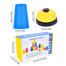 Load image into Gallery viewer, Stack Cup Speed Game Toys Montessori Educational Intellectual Enlightenment Toys With Card Color Cognition Logic Training Gifts Kids Children