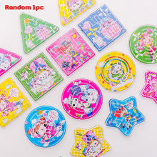 Load image into Gallery viewer, Random Color Puzzle Maze Toy Kindergarten Gift Early Education Puzzle Maze Toys Bead Labyrinth Plastic Beading Cartoon Animal Maze