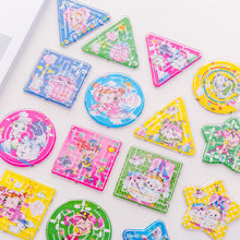 Load image into Gallery viewer, Random Color Puzzle Maze Toy Kindergarten Gift Early Education Puzzle Maze Toys Bead Labyrinth Plastic Beading Cartoon Animal Maze
