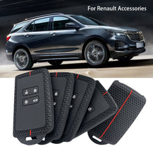 Load image into Gallery viewer, 4 Button Key Silicone Car Key Cases Cover Keychain Folding Remote Key Fob Protection For Renault Accessories