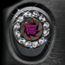Load image into Gallery viewer, Rotatable Crystal Car Engine Start Stop Button Ignition Switch Cover Auto Protection Cap Accessory Decor Sticker