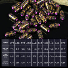 Load image into Gallery viewer, 10PCS Laser Camouflage Scale Lead Fishing Special Environmental Protection Thickened Finished Lead Drop High Purity Competitive Point Lead