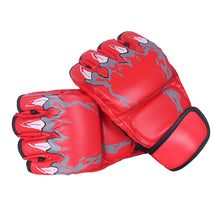 Load image into Gallery viewer, 1 Pair Professional Adult Boxing Half Finger Gloves Sanda Taekwondo Fitness Thicken Training Equipment